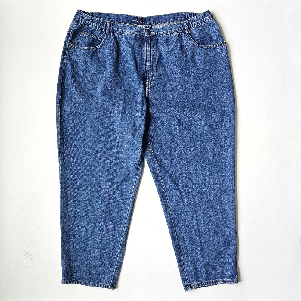 Vintage CST Blues 100% Cotton High Rise Tapered Jeans Women’s 28W